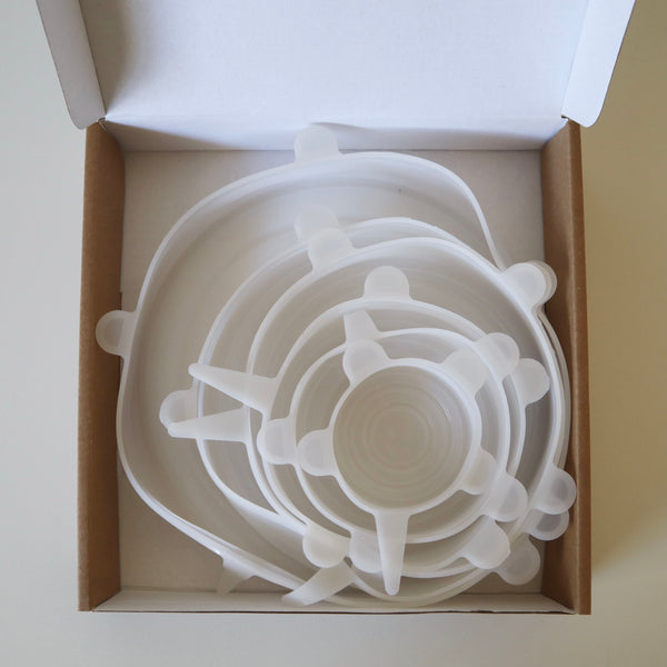 Silicone Stretch Lids - 6 pack